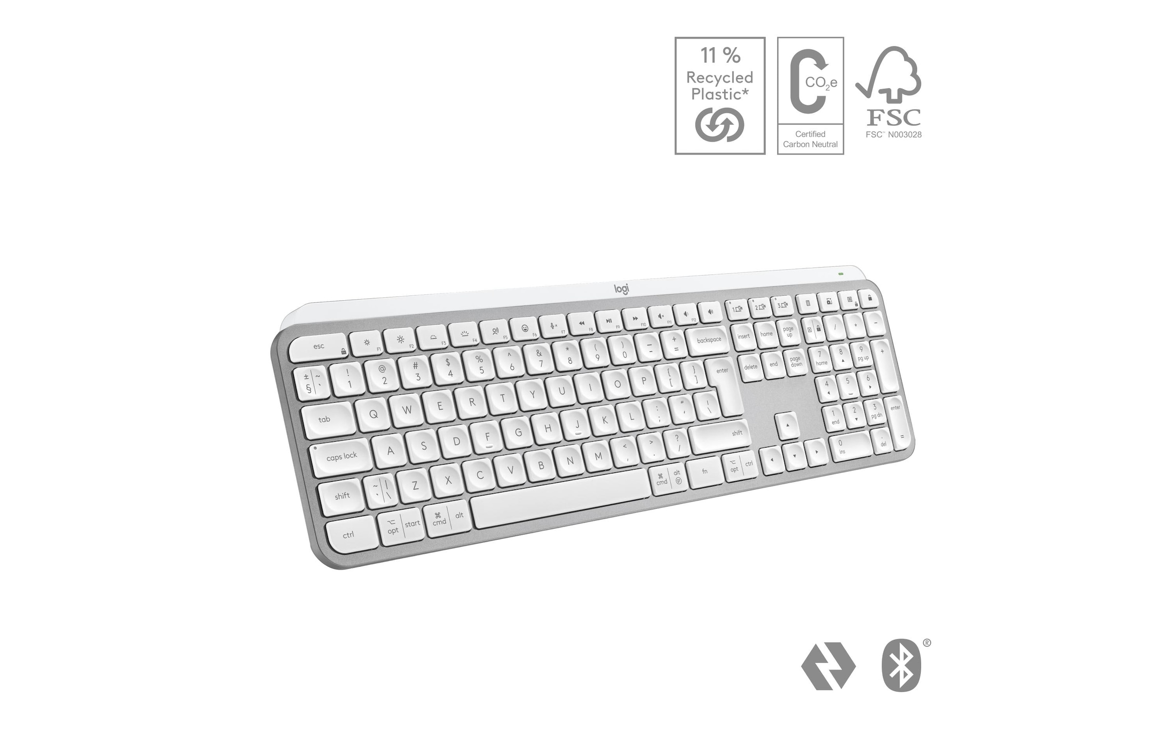 Logitech Wireless-Tastatur »MX Keys S CH-Layout« ()