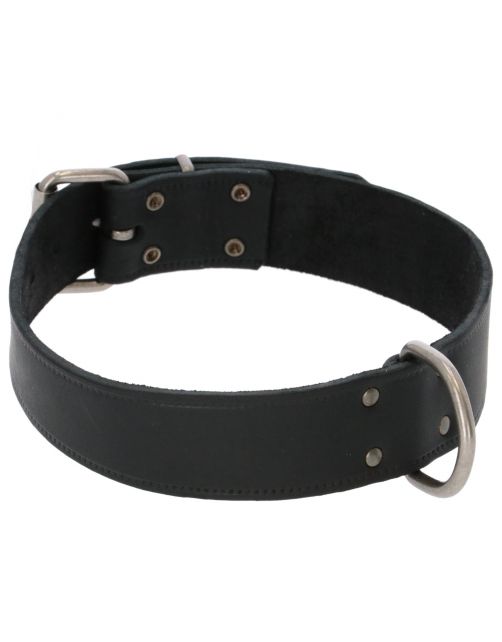 Adori Halsband Vetleder Met Print Zwart - Hondenhalsband
