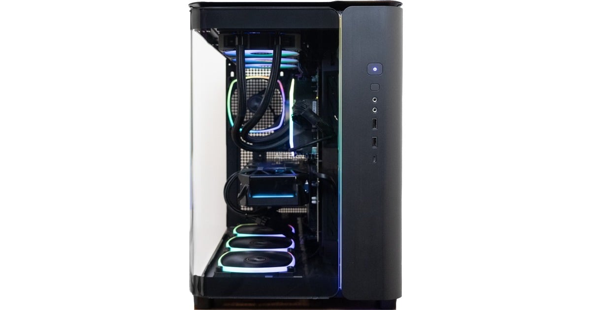 ALTERNATEThunderstorm Pro Core Ultra 7 - RX 9070 XT gaming pc  (Zwart | Core Ultra 7 265KF | RX 9070 XT | 32 GB | 2 TB SSD)