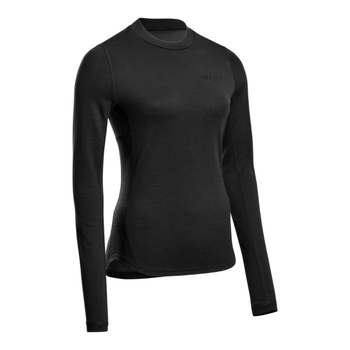 CEP Dame Trøjer Cold Weather Merino LS Shirt Sort