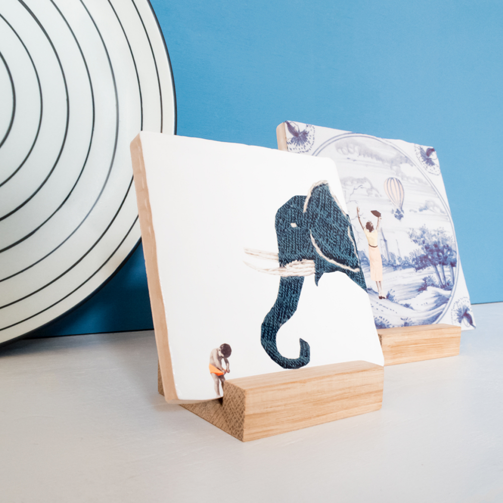 StoryTiles houder houten houder