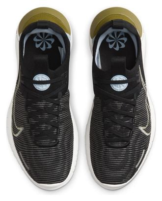 Chaussures de Running Femme Nike Free Run Fkyknit Next Nature Noir Khaki Bleu