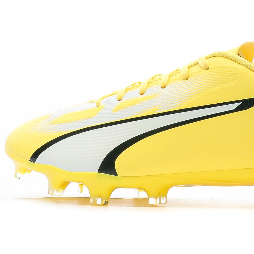 Puma Chaussures de football Blanc/Jaune Homme Puma Ultra Play Fg/ag 107423-01