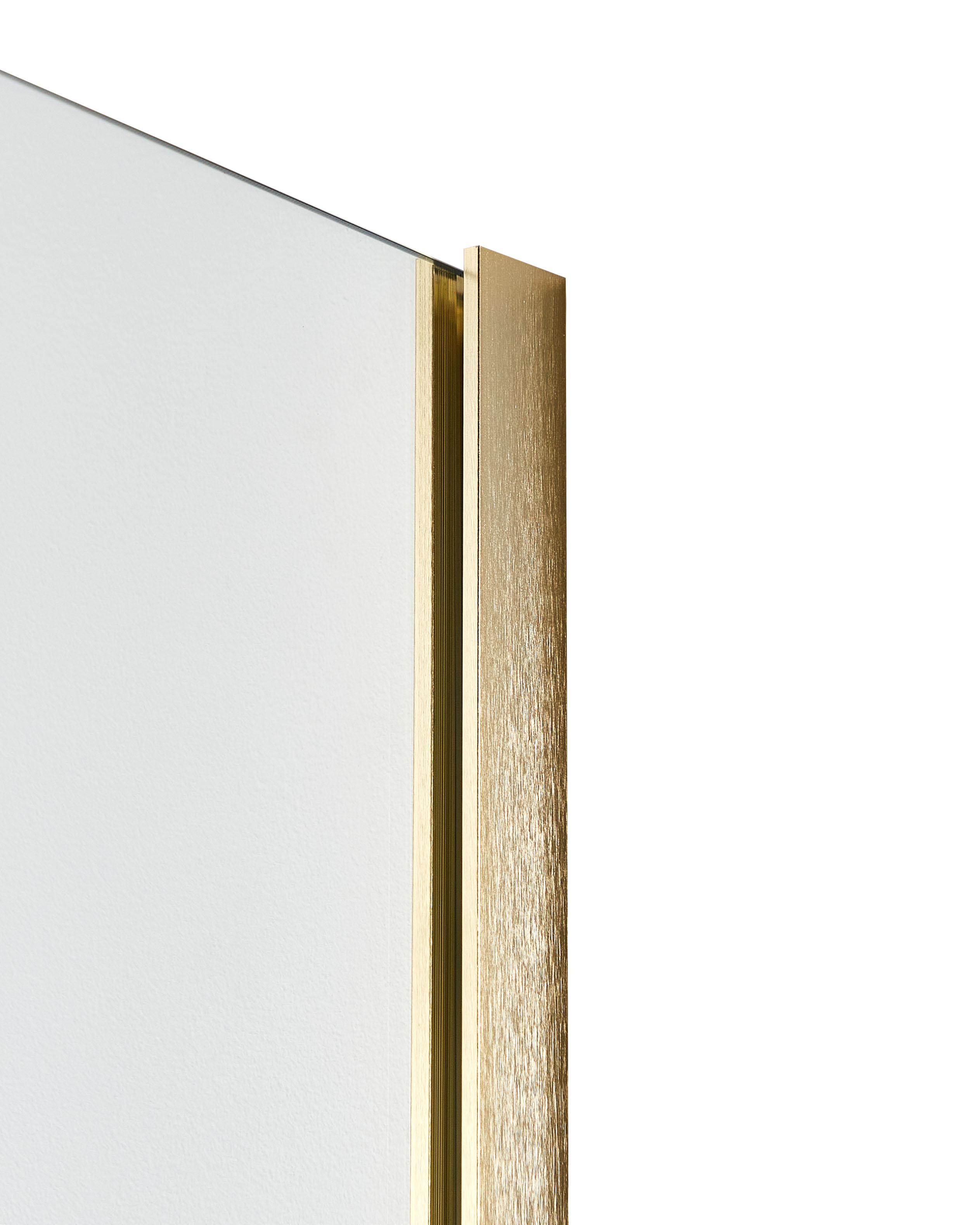 Douchescherm AHAUS 100 x 190 cm Goud