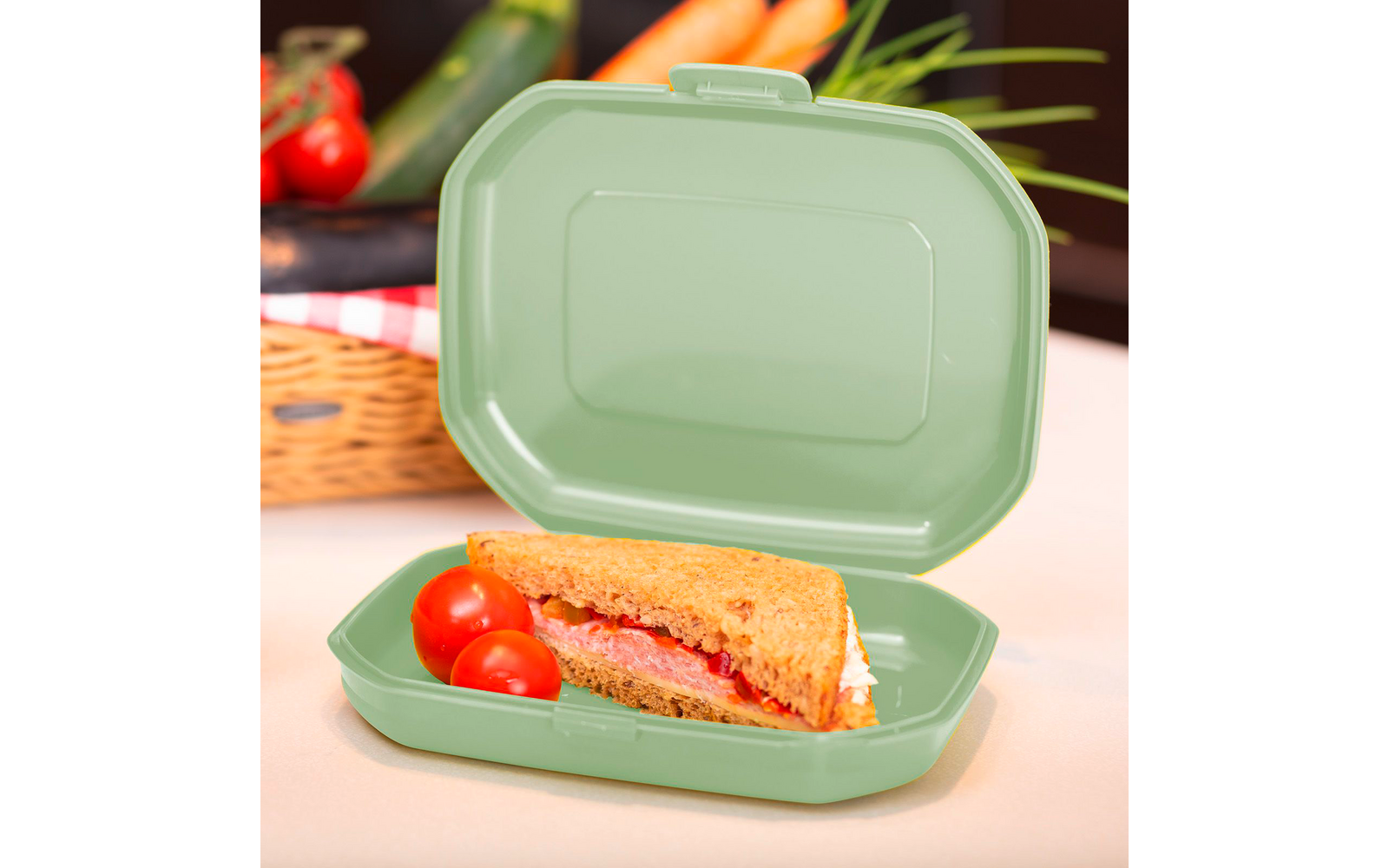 Westmark Snackbox Mini 300 ml mint-grün