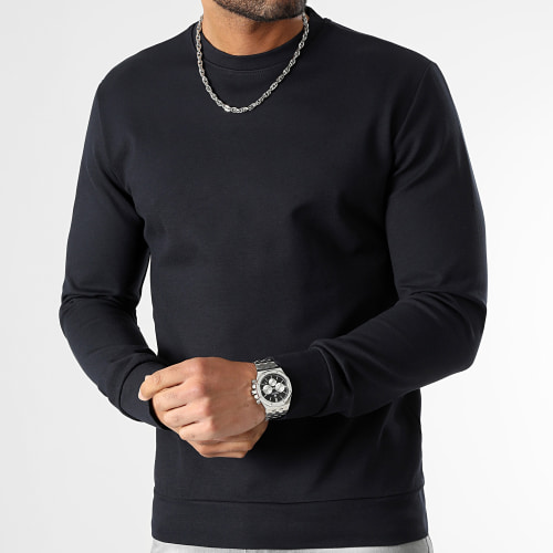 Sweat Crewneck 0166 Bleu Marine