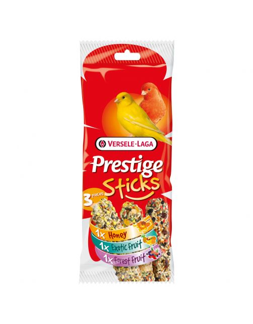 Versele-Laga Prestige Sticks Kanarie Triple Variety - Vogelsnack - 3x30 g