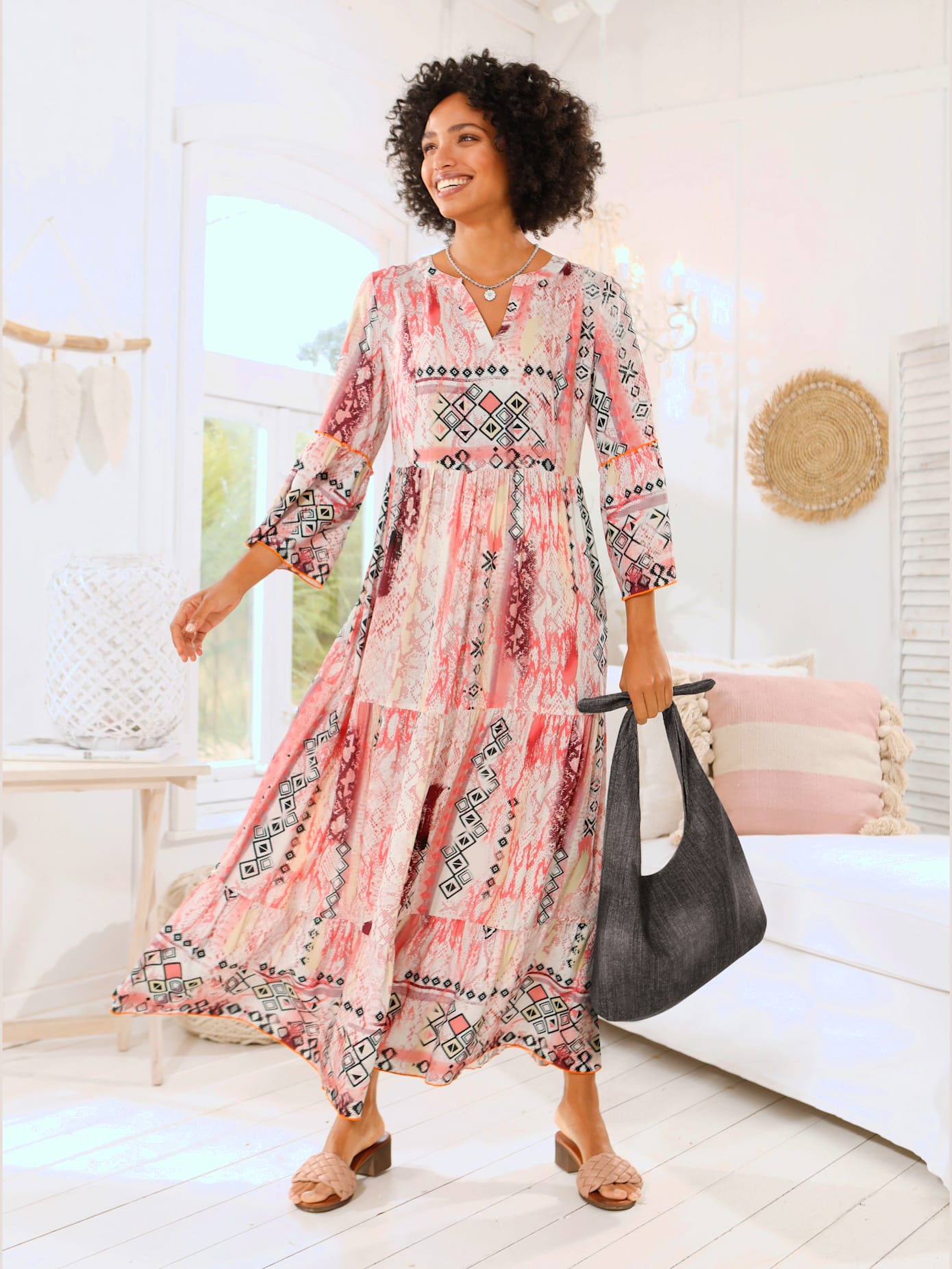 Robe imprimée motif estival