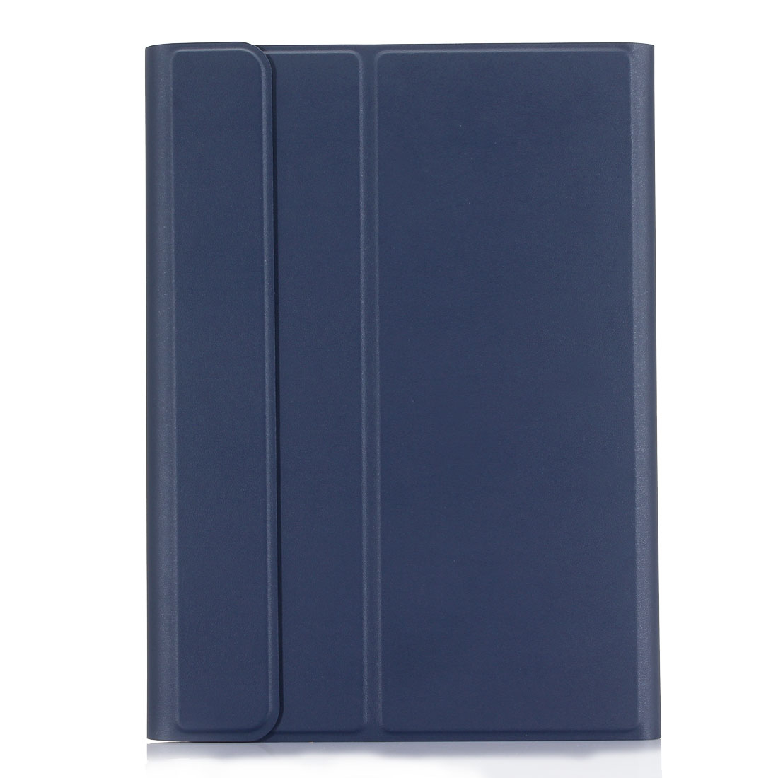 Samsung Galaxy Tab S7 Leder Tasche mit Bluetooth Tastatur (QWERTY)   Touch Pen Halterung Litchi Look - Dunkelblau