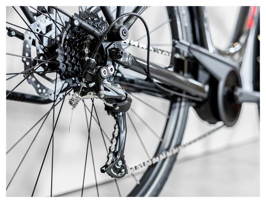 Vélo de Ville Électrique Trek Verve  2 Lowstep Shimano Acera/Altus 9V 500 Wh Noir