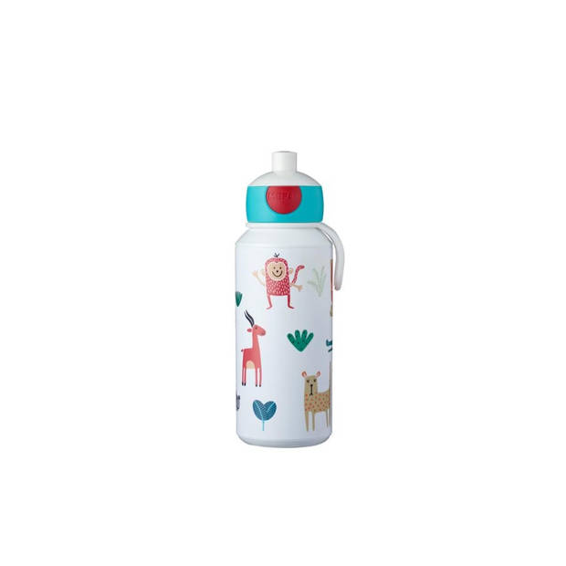 Mepal Drinkfles pop-up Campus 400 ml - Animal Friends