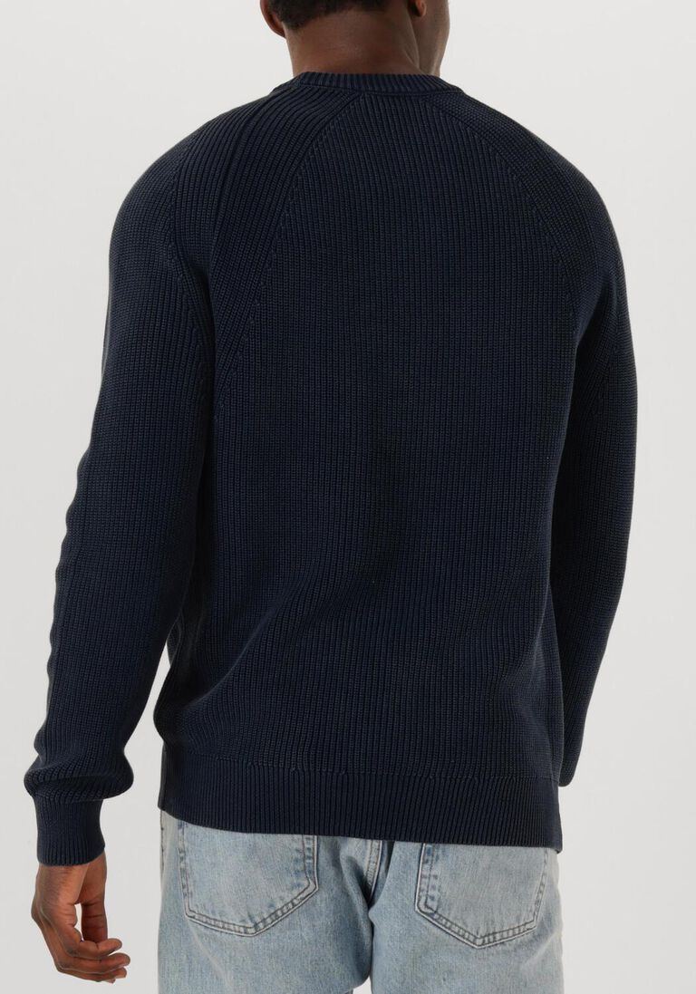 donkerblauwe drykorn trui rippley 422117