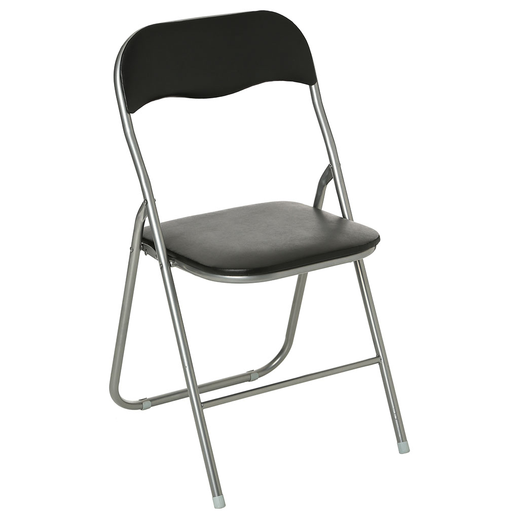 Chaise pliante BASIC noire