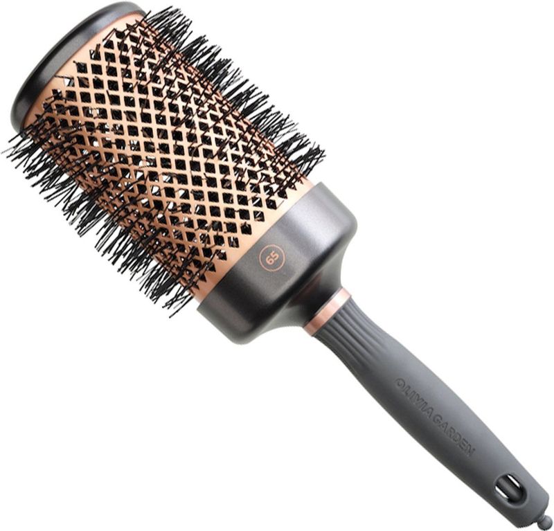 Olivia Garden - Expert Heat Nylgard - Ronde Haarborstel - Nylon Borstelharen