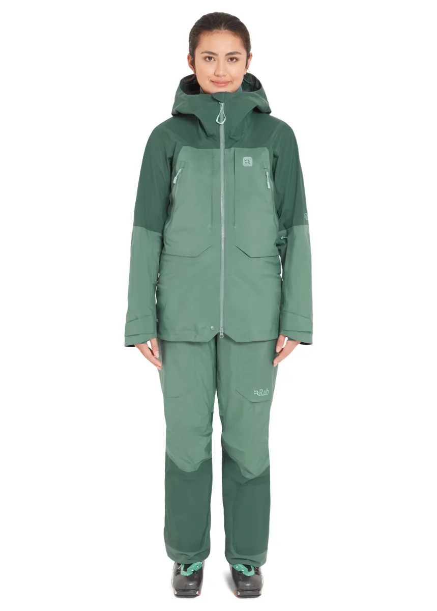 Rab Khroma Converge Jacket Wmns Green Slate/Eucalyptus