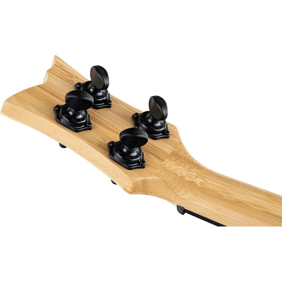 Ortega RUNAB-CC Bamboo Series Concert Size Ukulele Natural E/A concert ukelele met gigbag