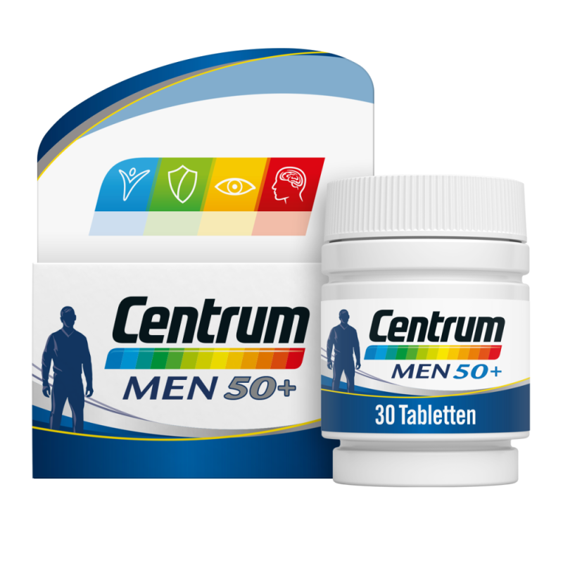 Centrum Men 50+ Multivitaminen 30 Tabletten