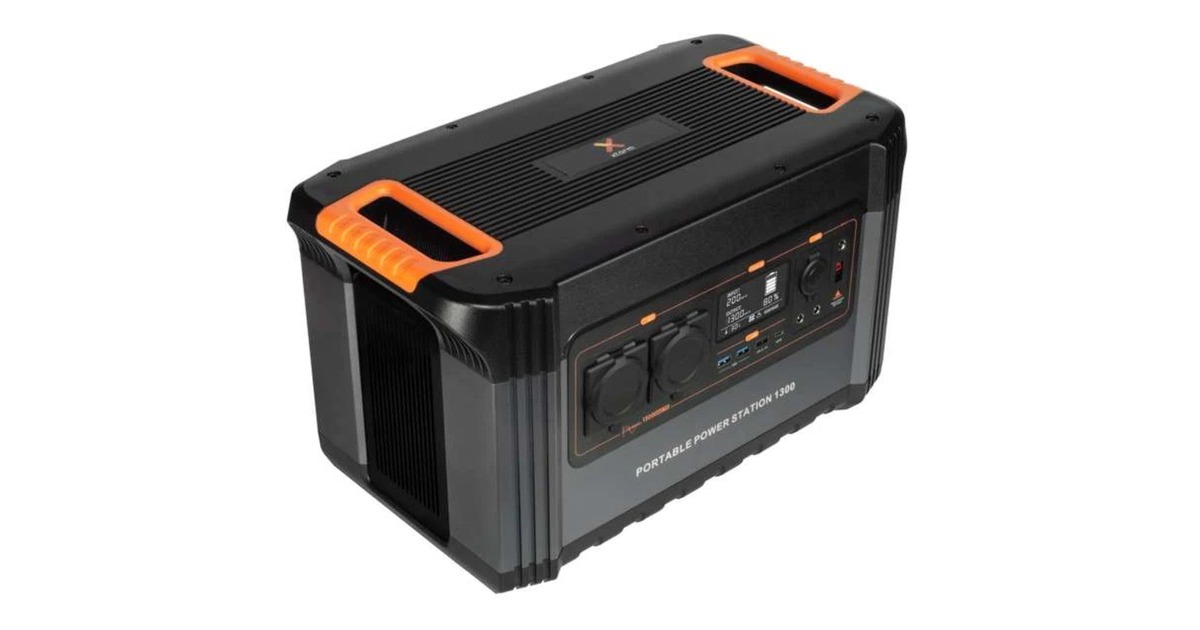 XtormXtreme Powerstation 1300W  (Zwart/oranje)
