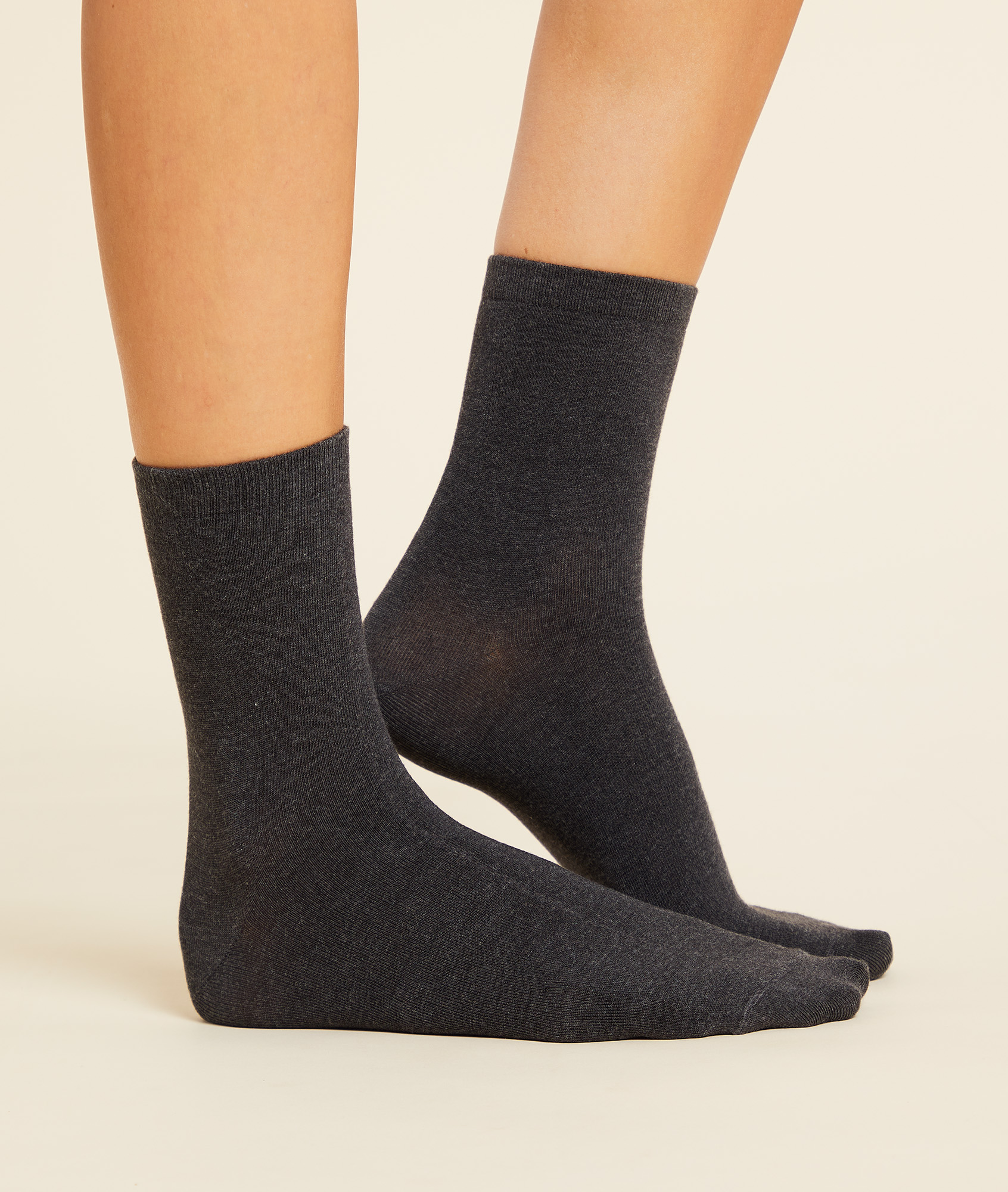 Lot de 2 paires de chaussettes matière thermique