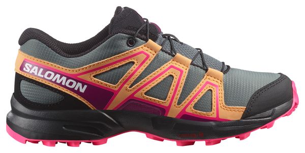 Chaussures Enfant Salomon Speedcross Junior Gris/Orange/Rose