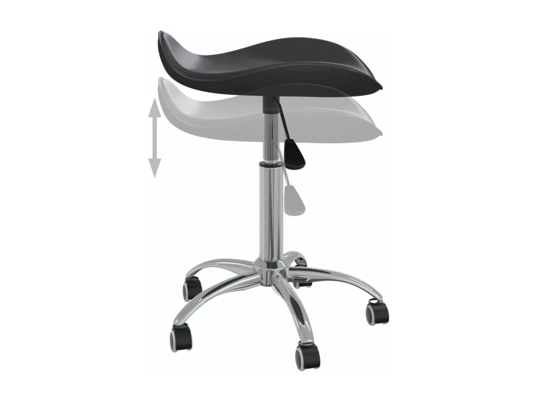 Chaise de bureau Noir Similicuir