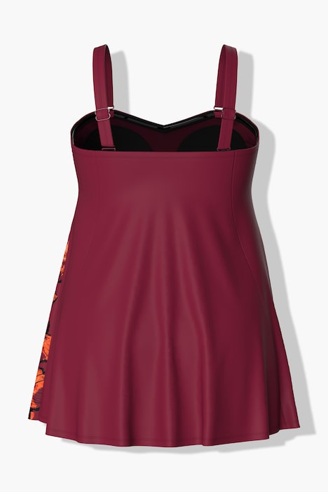 Badekleid, Blüten, Softcups, Träger verstellbar, recycelt