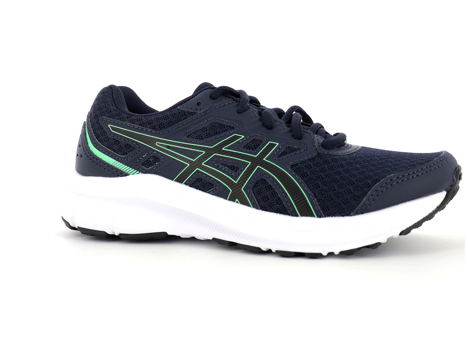 Asics-JOLT 3 GS Matières combinées Marine-Vert