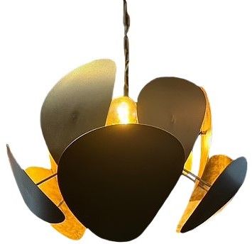 Hanglamp LB555-3+1 rond brons Galaxy  | Leclercq & Bouwman⌀65  x H45 cm