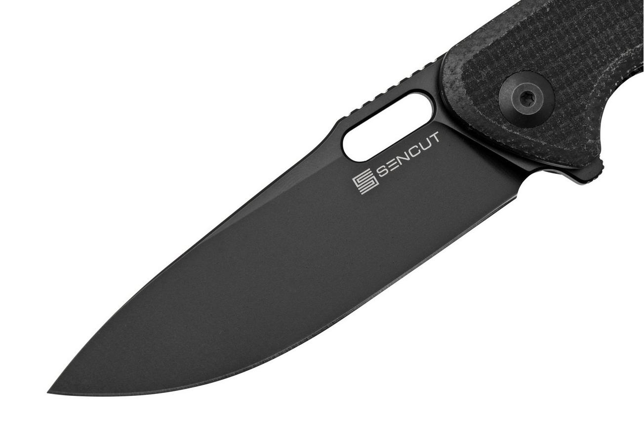 SENCUT Vesperon S20065-3 Black Canvas Micarta, zakmes