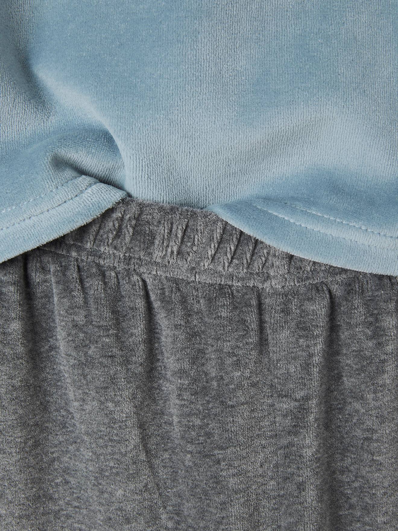 Conjunto de 2 pijamas de veludo 