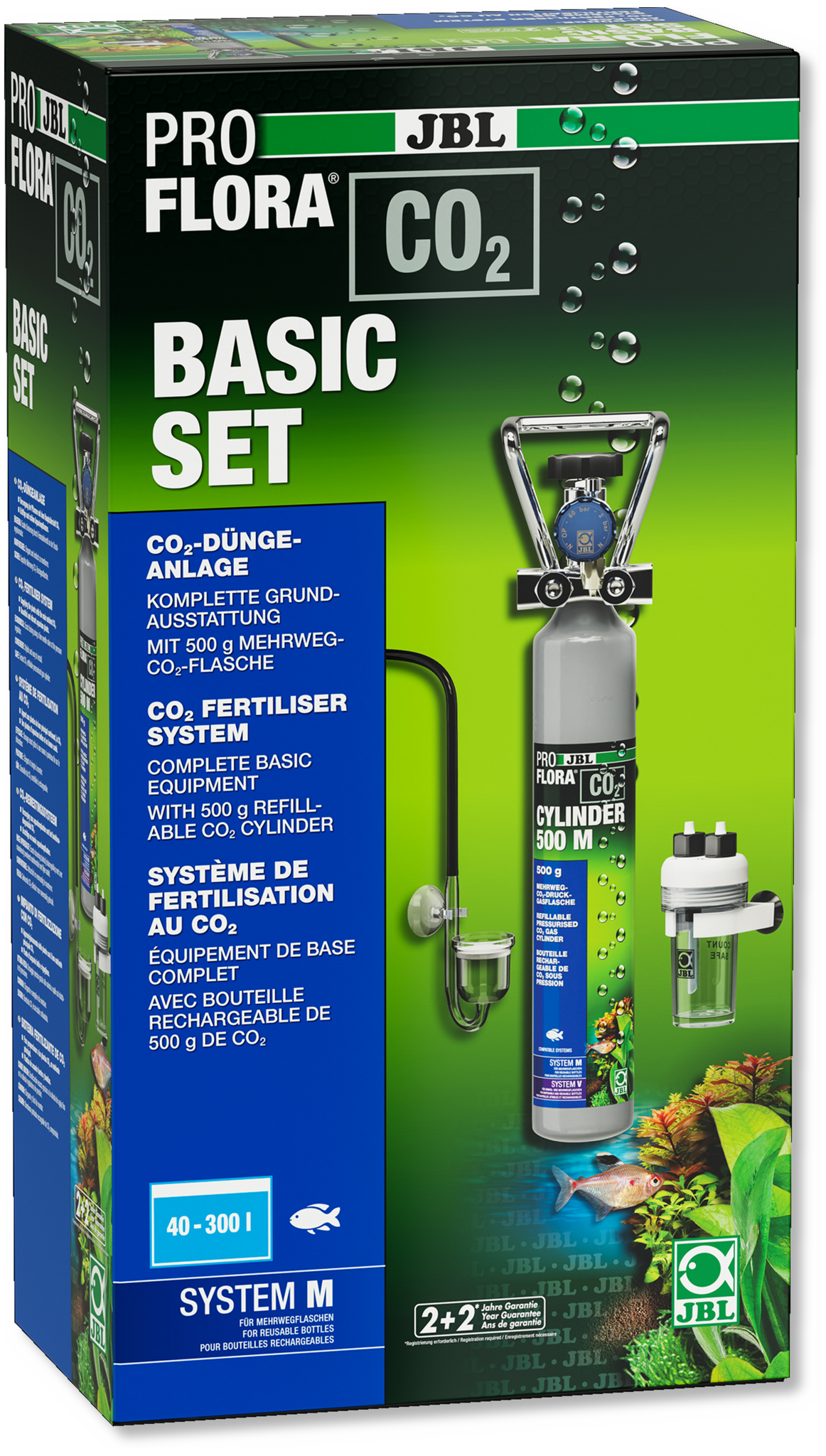 JBL Proflora Co2 Basic Set M | Met hervulbare fles