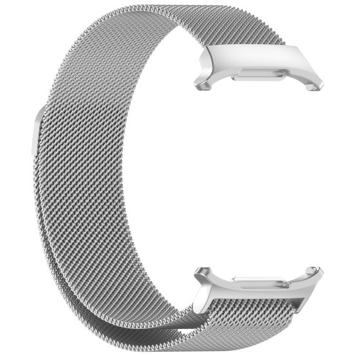 Samsung Galaxy Watch Ultra (47mm) Edelstahl Milanaise Armband mit Magnetverschluss (Gelenkumfang: 160-250mm) - Silber