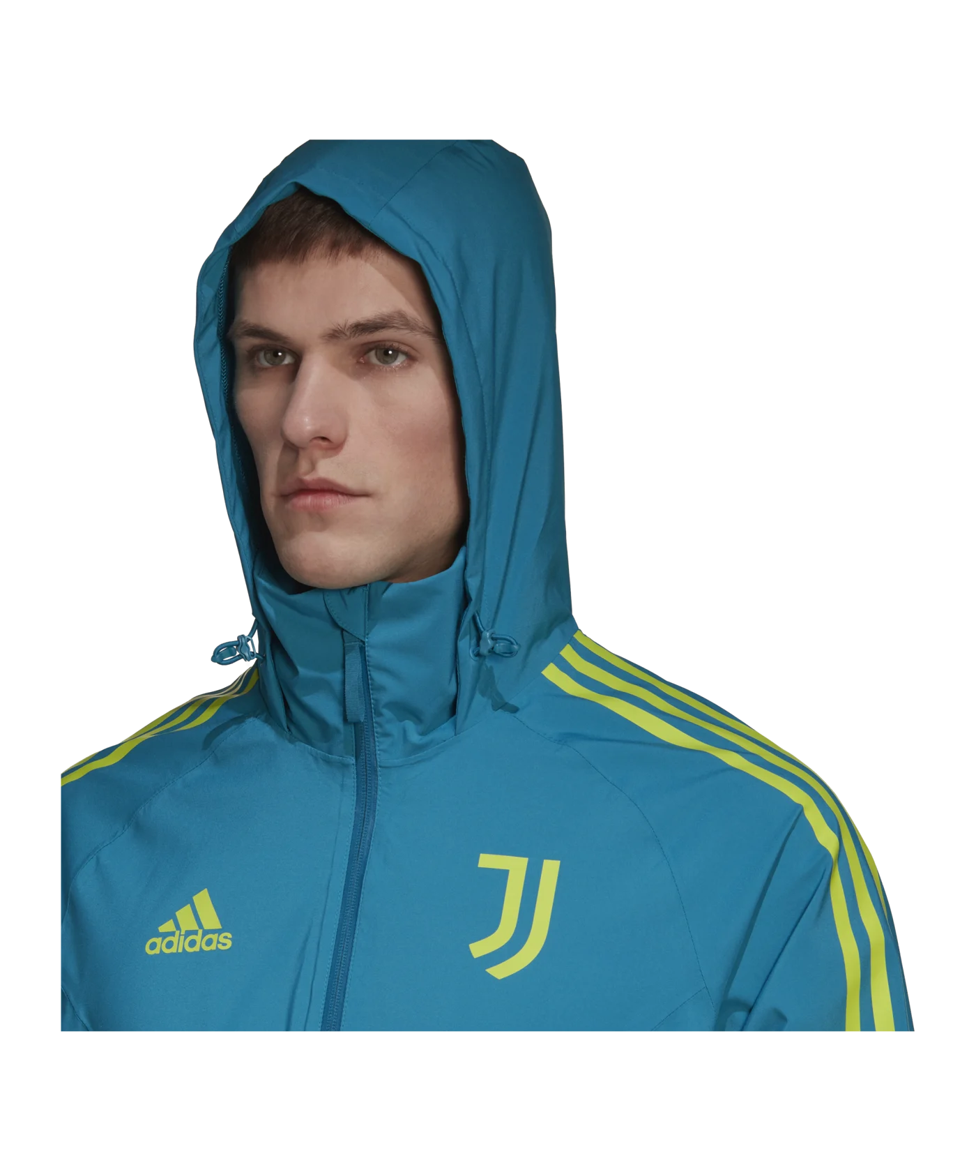adidas Juventus Turin Regenjacke Blau