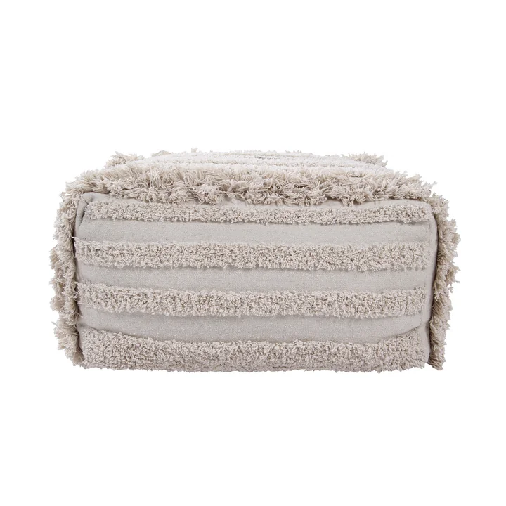Lorena Canals - Early Hours Pouf, 54 x 54 cm, natur