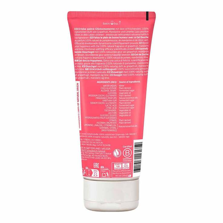Weleda Happiness Shower Gel Grapefruit, 200 ml