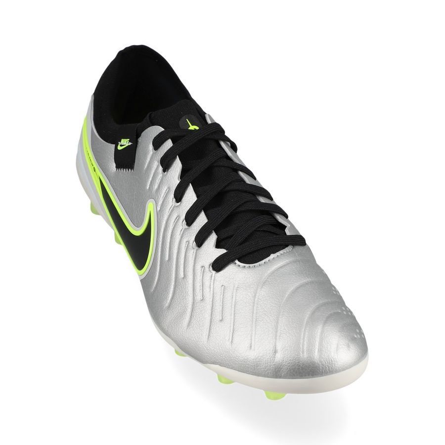 Nike Tiempo Legend 10 Pro AG-PRO Mad Voltage - Argenté/Noir/Jaune Fluo