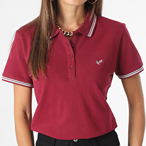 Polo Manches Courtes Jule Bordeaux