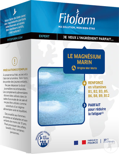Fitoform Magnésium Marin Et Vitamines B1-B6-B9 30 Comprimés