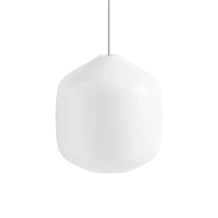 HAY - Buoy Glass Pendelleuchte, Ø 30 cm, pastel lilac