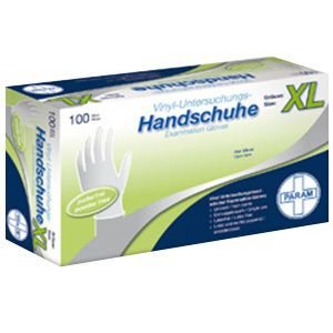 HANDSCHUHE Einmal Vinyl puderfrei XL