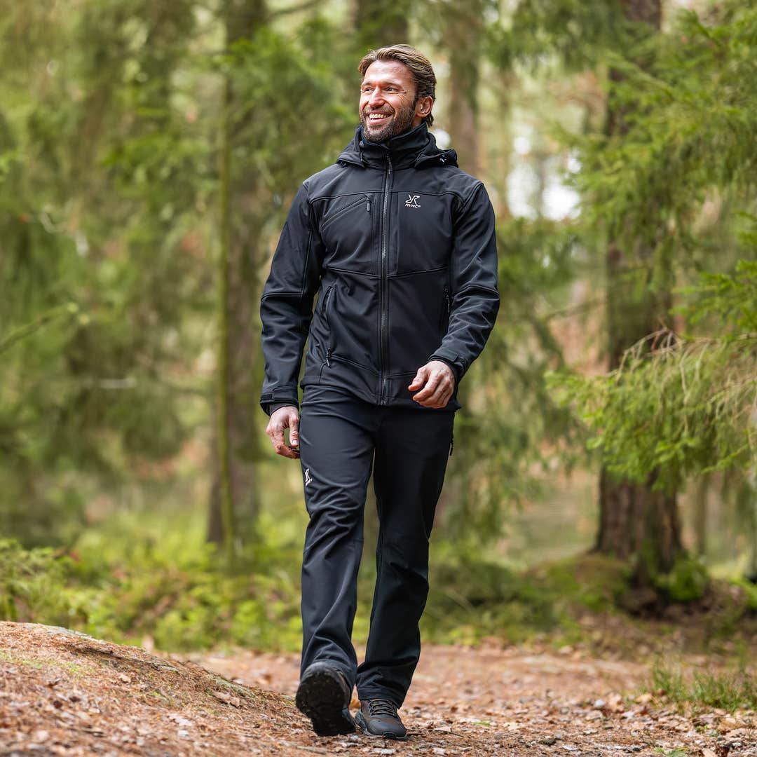 Hiball Essential Softshell Pants Herre Black