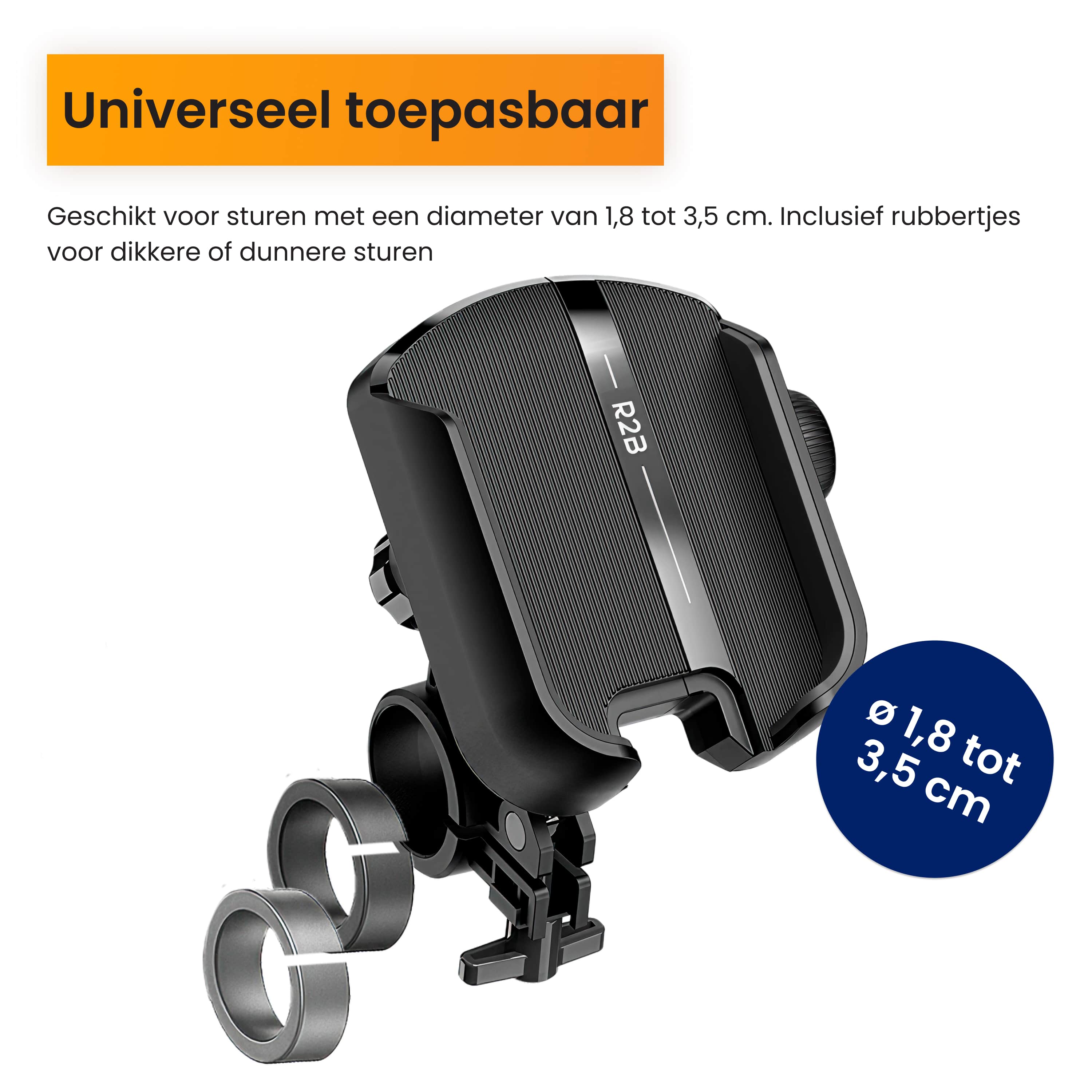 R2B robuuste telefoonhouder