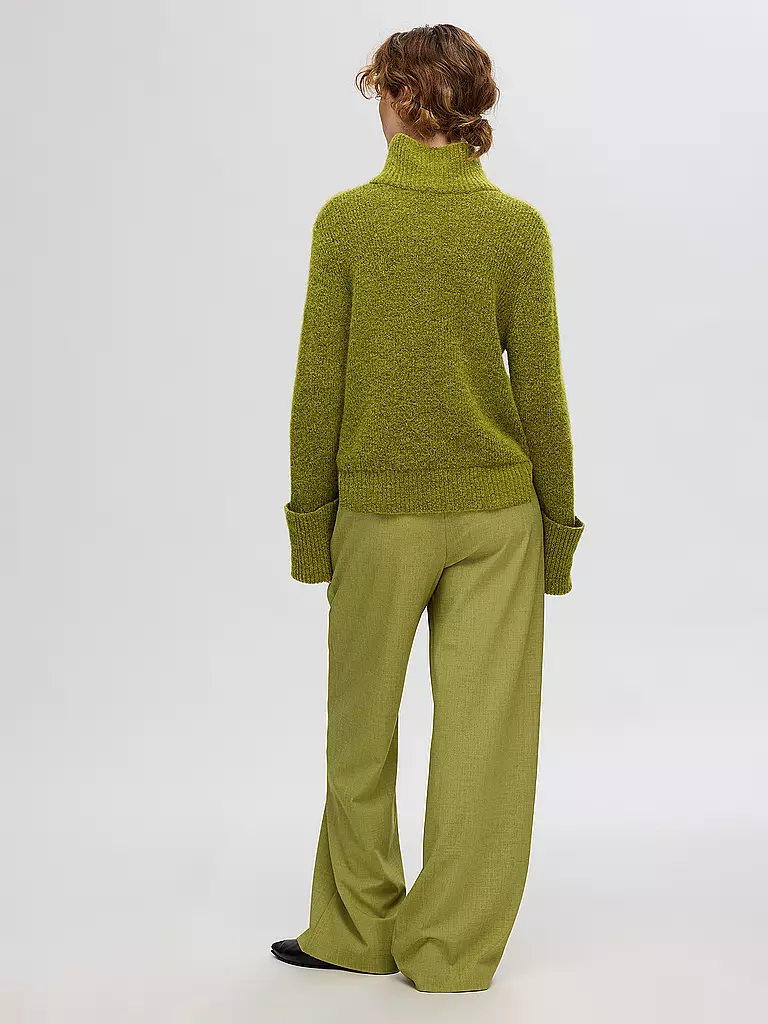 SELECTED FEMME Rollkragenpullover SLFSIA olive