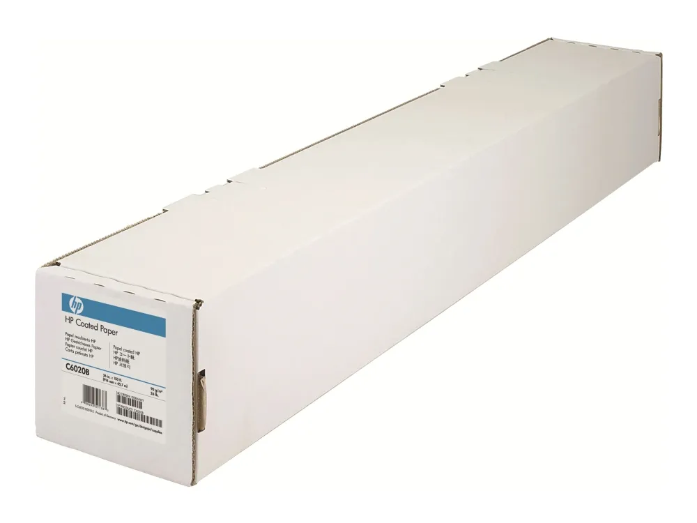 HP - Belagt - Rulle (137,2 cm x 45,7 m) - 98.5 g/m² - papir - for DesignJet 3000, 3500, 3800, 5000, 5100, 5500, L26500, Z6100, Z6200, Z6600, Z6800
