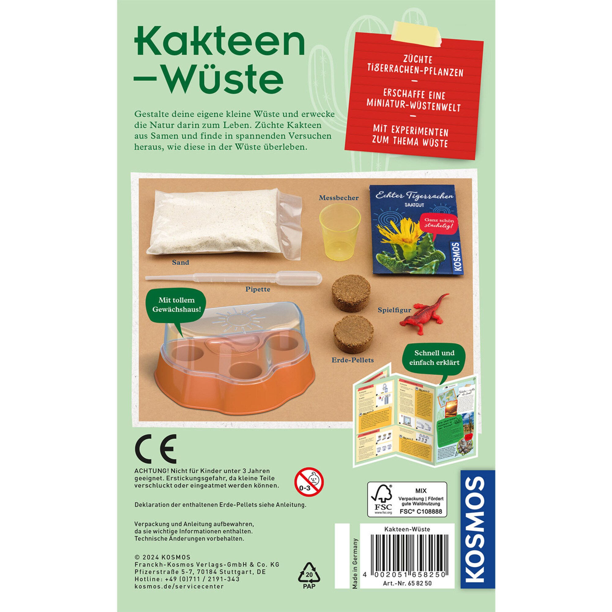 Kosmos Experimentierkasten Kakteen-Wüste
