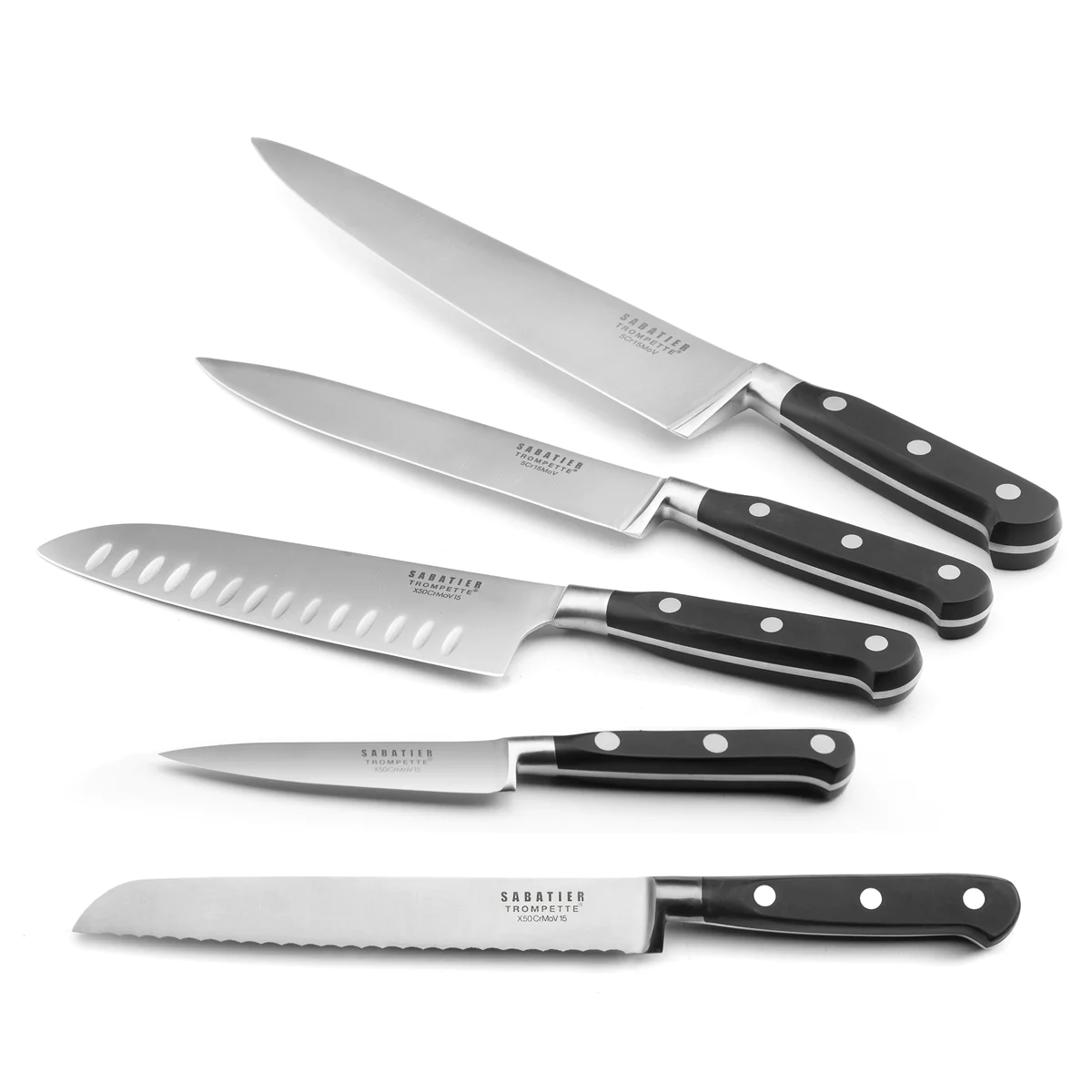 Origin - Set 5 couteaux de cuisine Sabatier Trompette