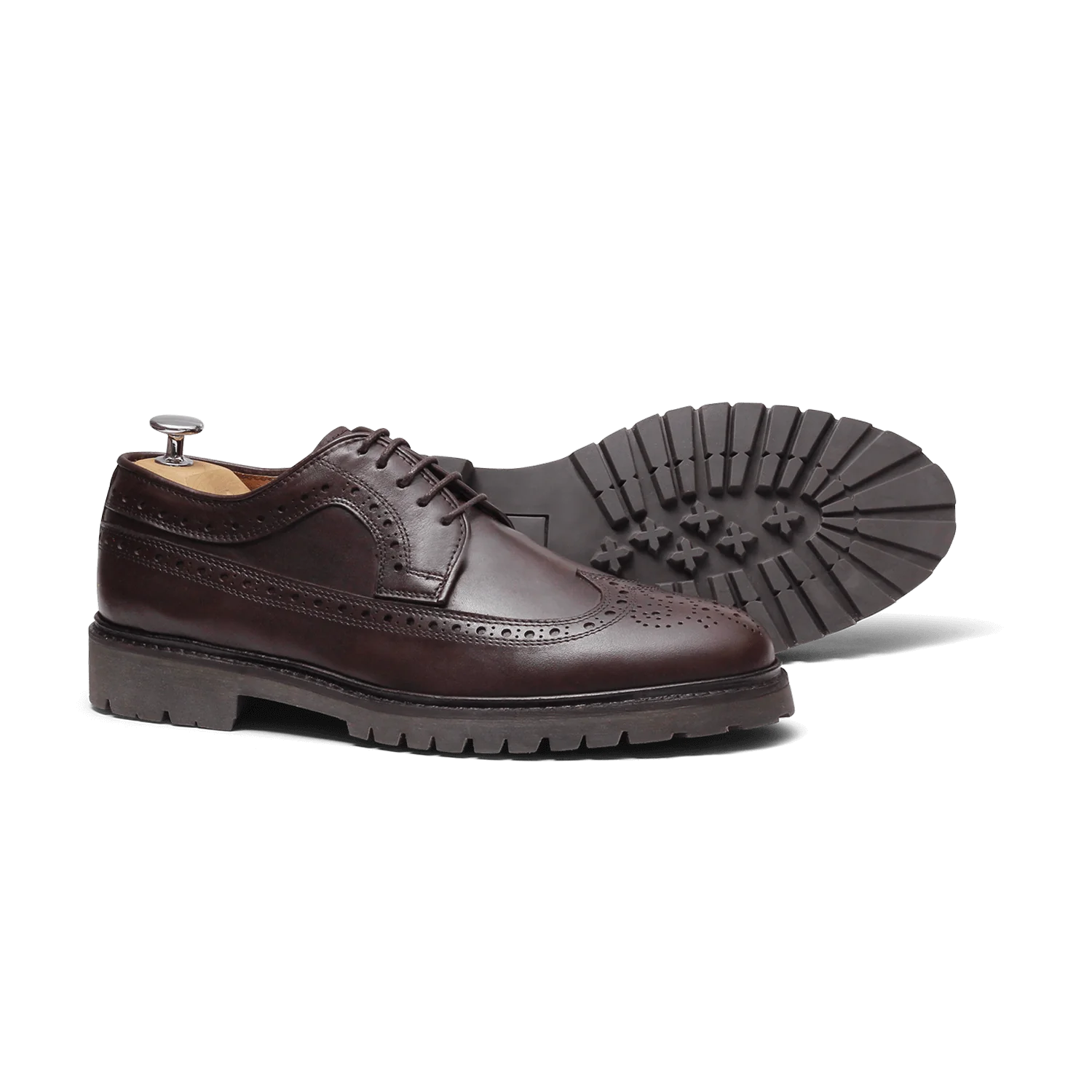 Robin-Derby en cuir marron