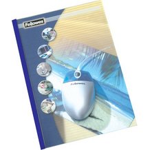 chemises reliées thermiques Prestige, A4, 3 mm bleu