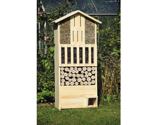 XXL wandinsectenhotel met egelhuis, 58 x 30 x 110 cm