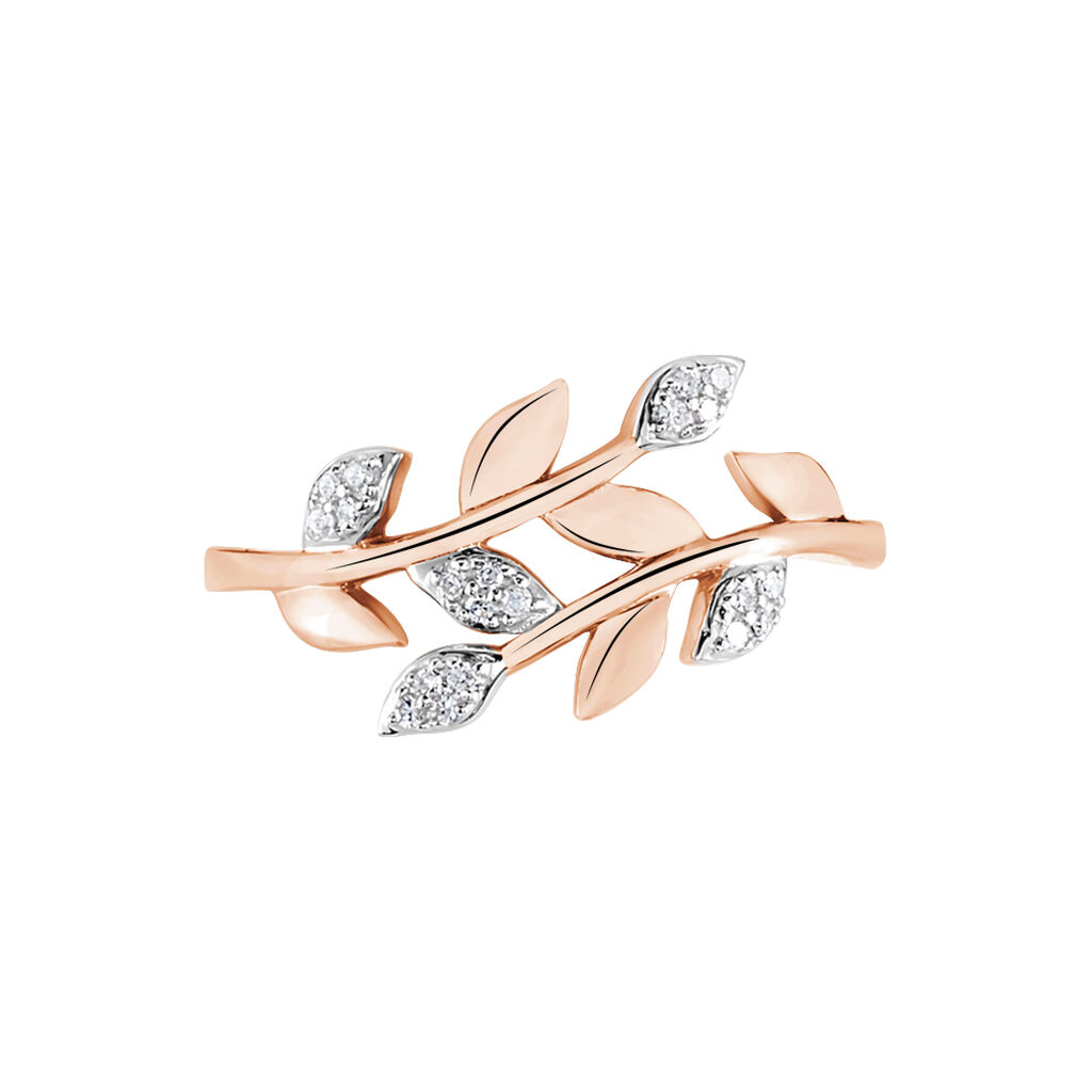 Bague Emelyne Or Rose Diamant